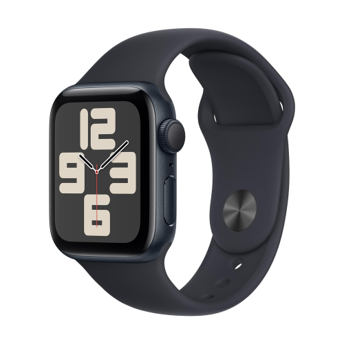 Apple Watch SE (2nd gen) GPS 40mm Midnight Aluminum Case with Midnight Sport Band (S/M) /MR9X3/