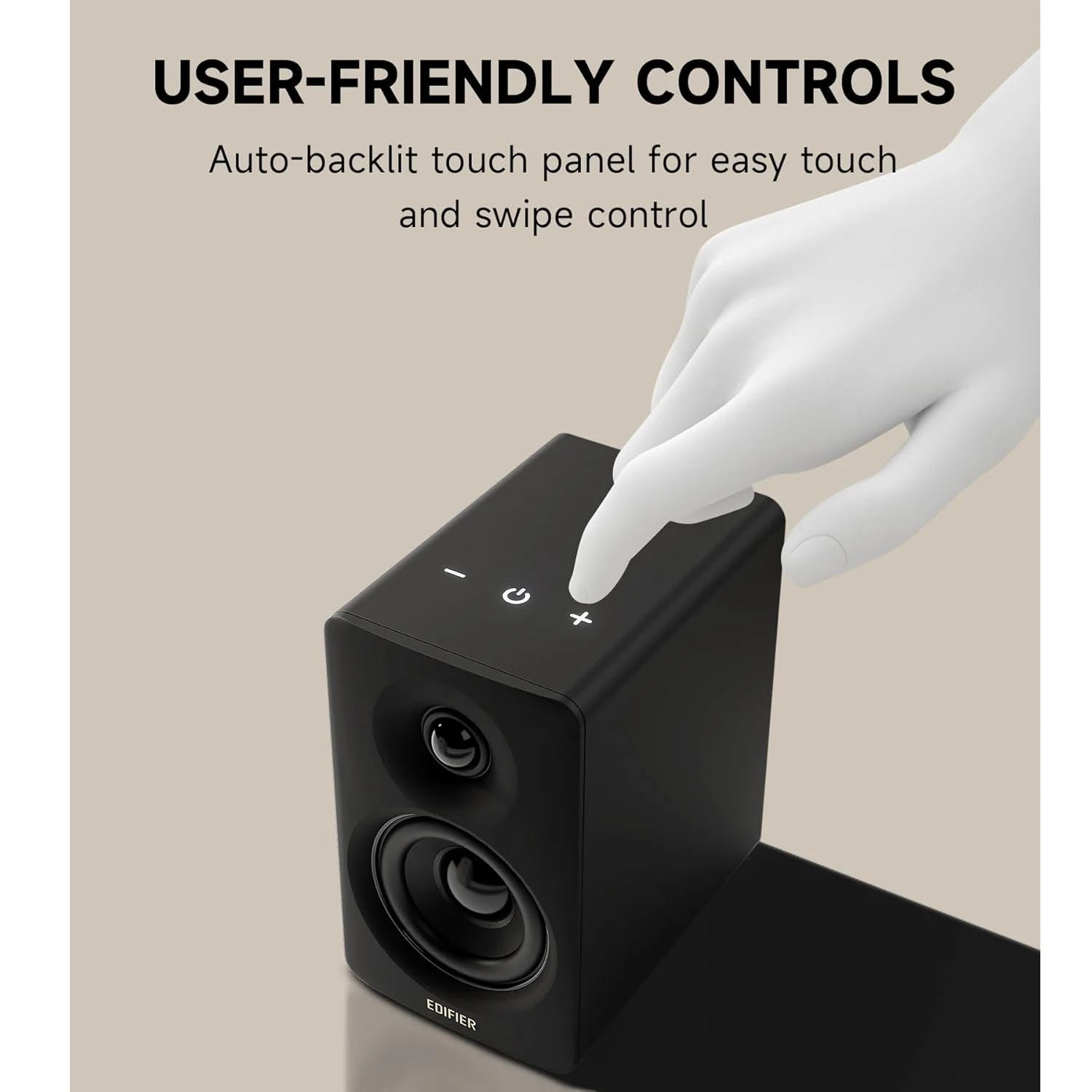 Edifier M60 Desktop 2.0 Multimedia Speaker, Black / Чанга яригч / - зураг 7