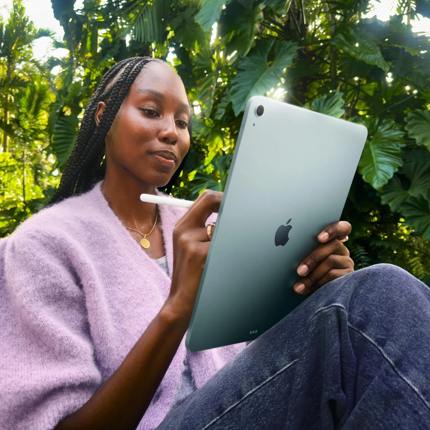 Apple iPad Air 13-inch (2025) M3-chip Wi-Fi 128GB Blue /MCNJ4/ / Таблет / - зураг 4