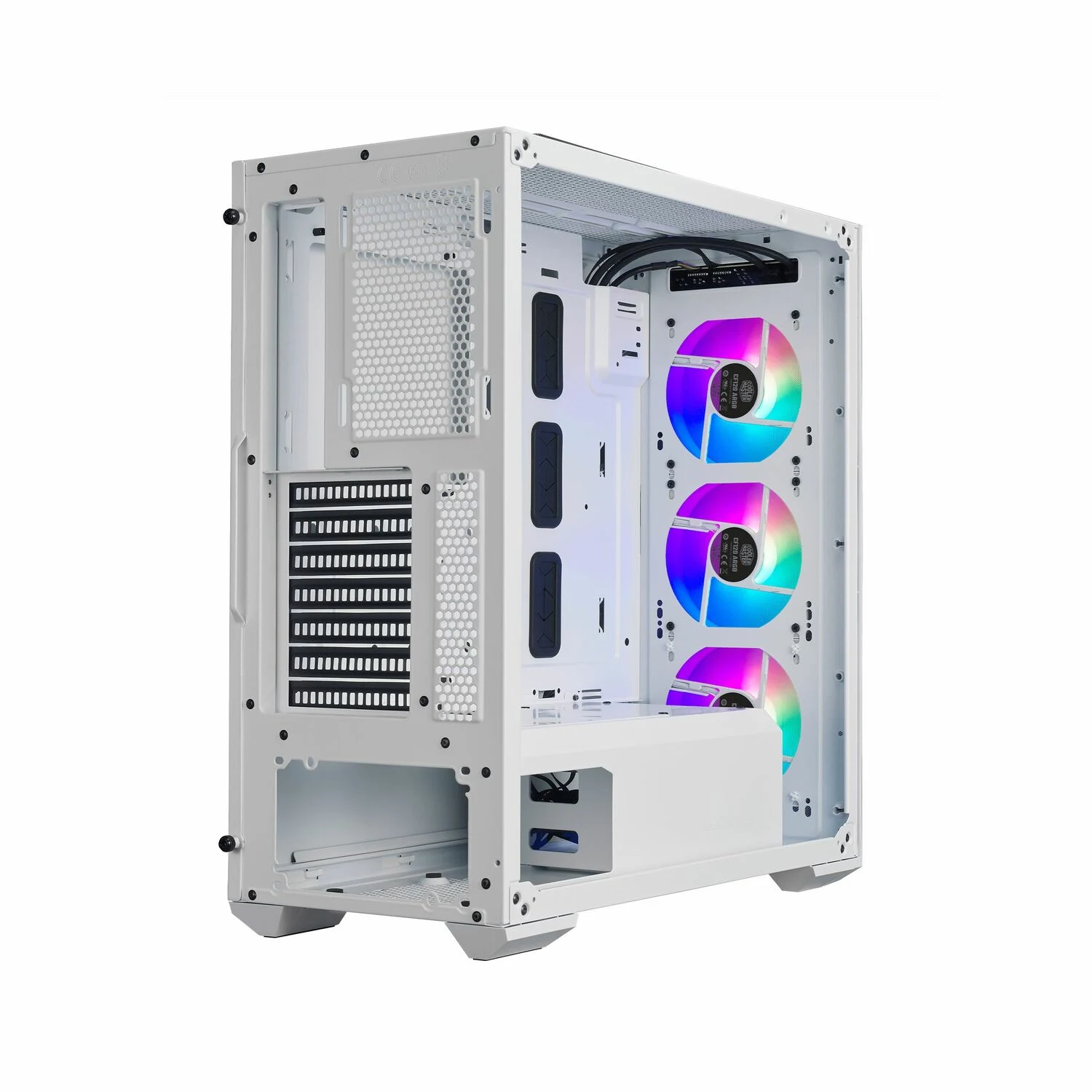 Cooler Master MasterBox TD500 ATX Mid Tower, White - зураг 3