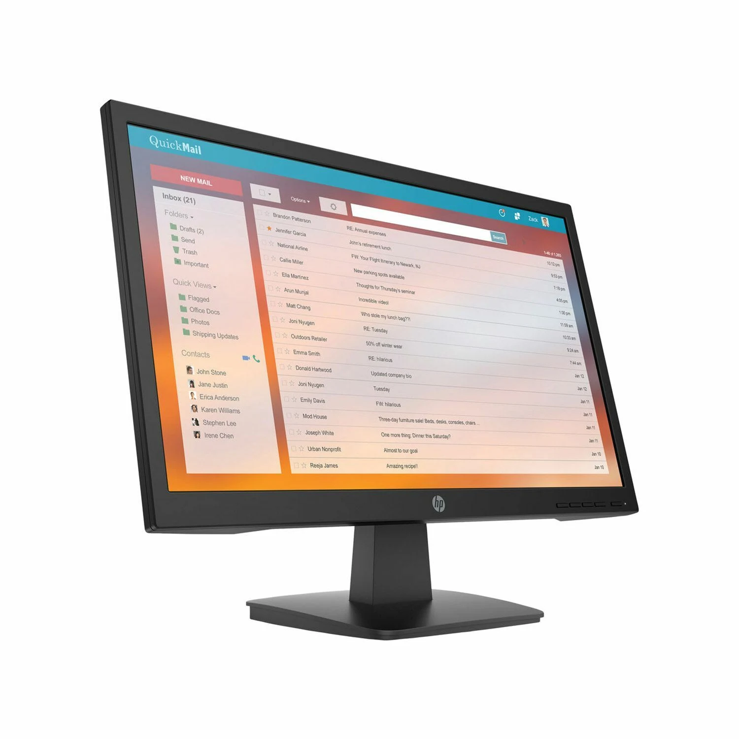 HP P22v G4 21.5-inch 16:9 LED FHD Monitor / Компьютерийн Дэлгэц / - зураг 2