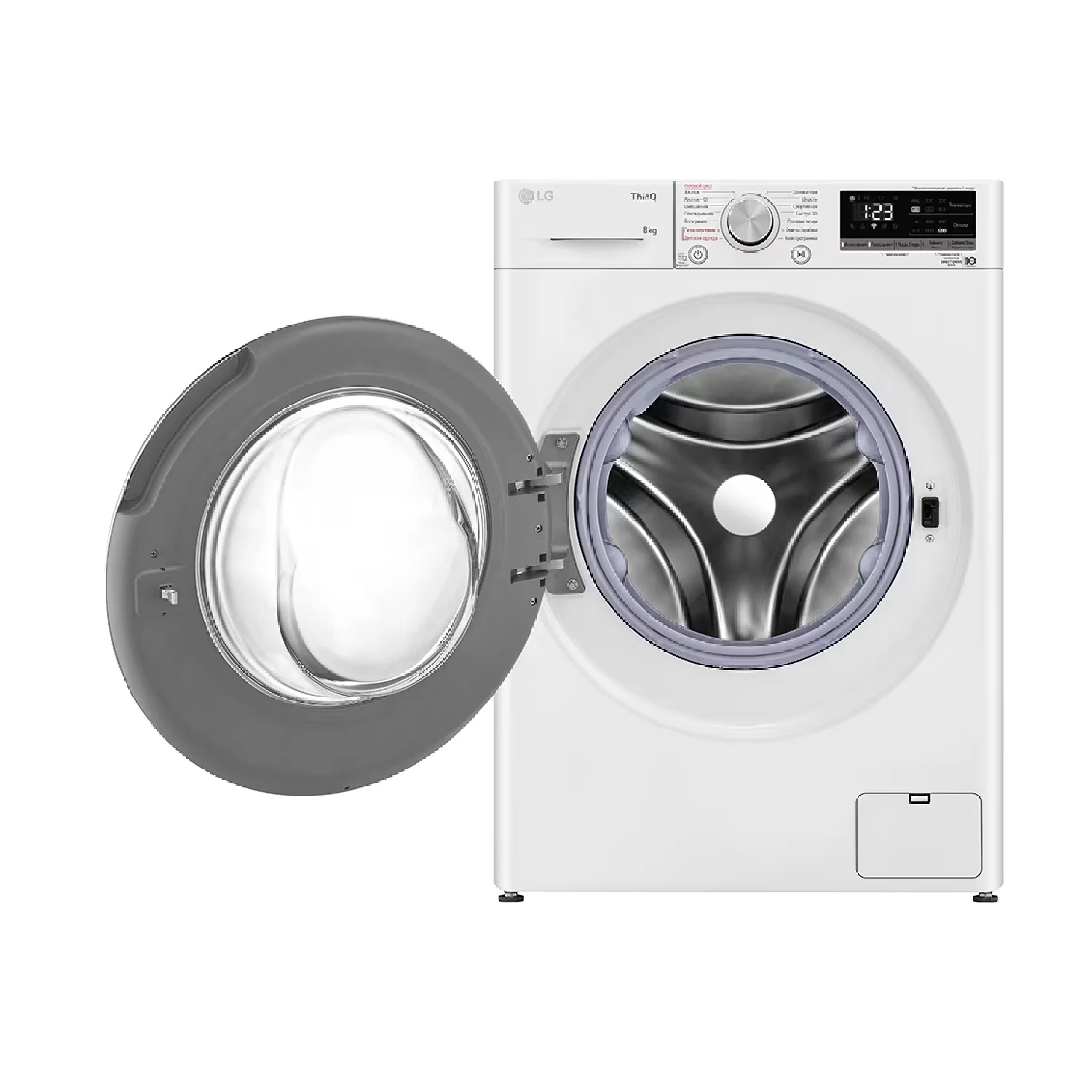 LG 8кг Багтаамжтай AIDD Steam ThinQ Бүрэн Автомат Угаалгын Машин F2V5PSOW - зураг 2