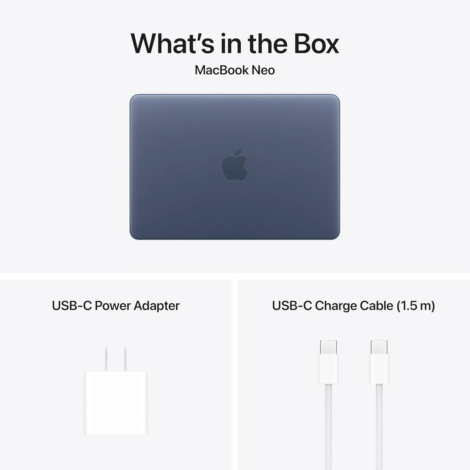 Apple MacBook Neo 13" A18 Pro chip, 6-core CPU, 5-core GPU, 8GB RAM, 256GB SSD, Indigo /MHFF4/ - зураг 9