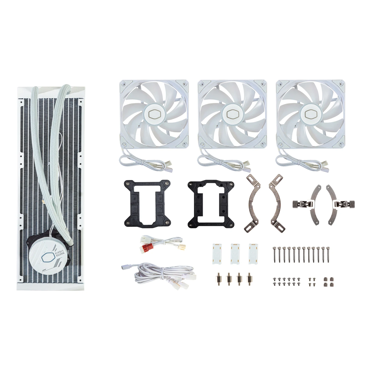 Cooler MasterLiquid ML360L Core ARGB Liquid Cooler, White - зураг 4