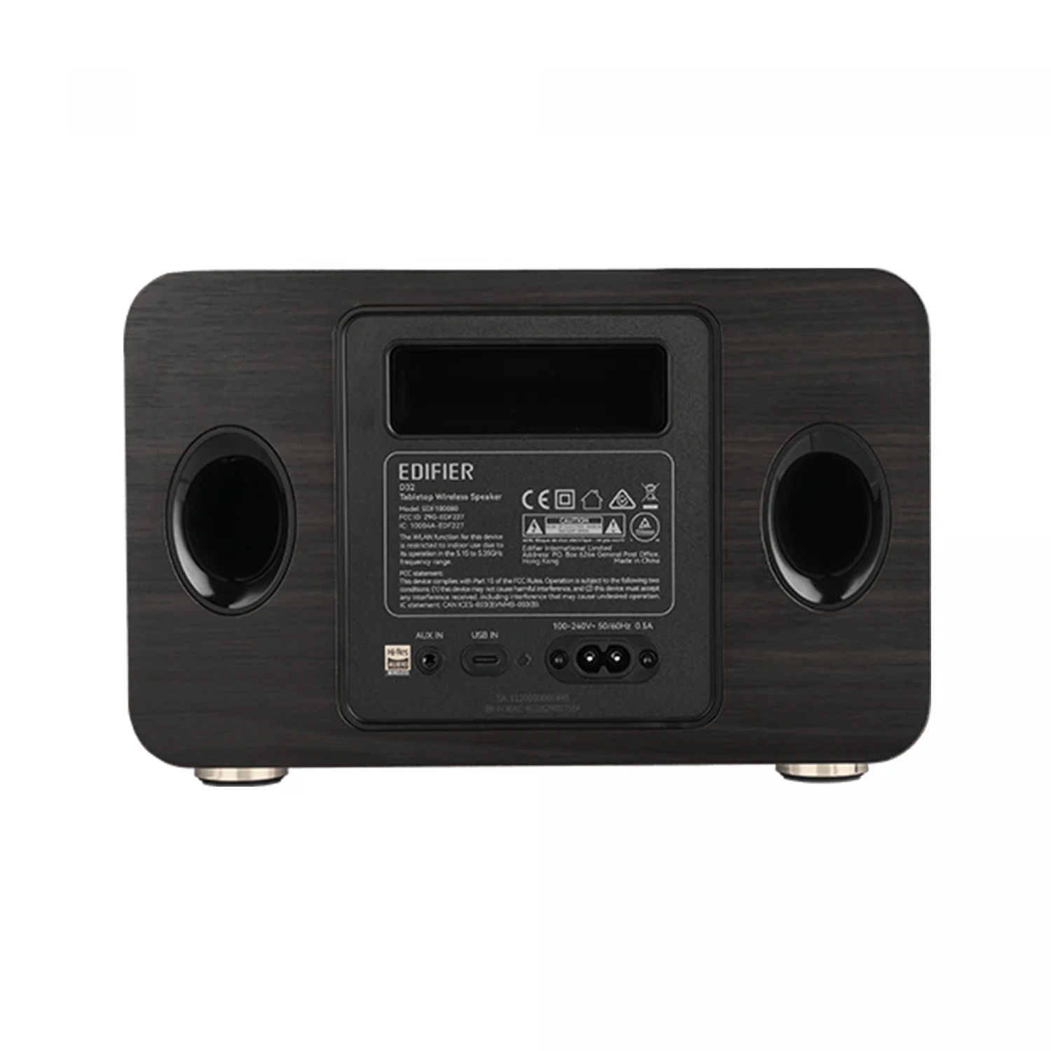Edifier D32 Tabletop Wireless Speaker, Black Walnut / Чанга яригч / - зураг 4