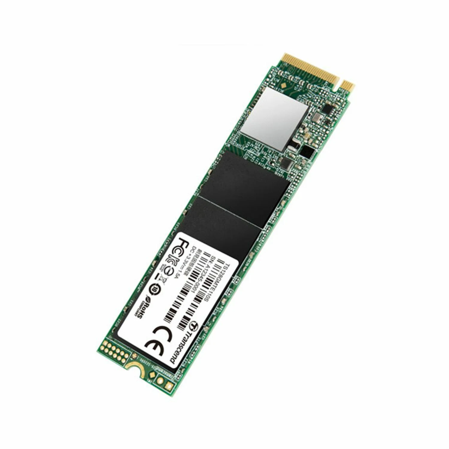 Transcend 128GB 110S NVMe PCIe Gen3 M.2 2280 Internal SSD /TS128GMTE110S/ - зураг 2