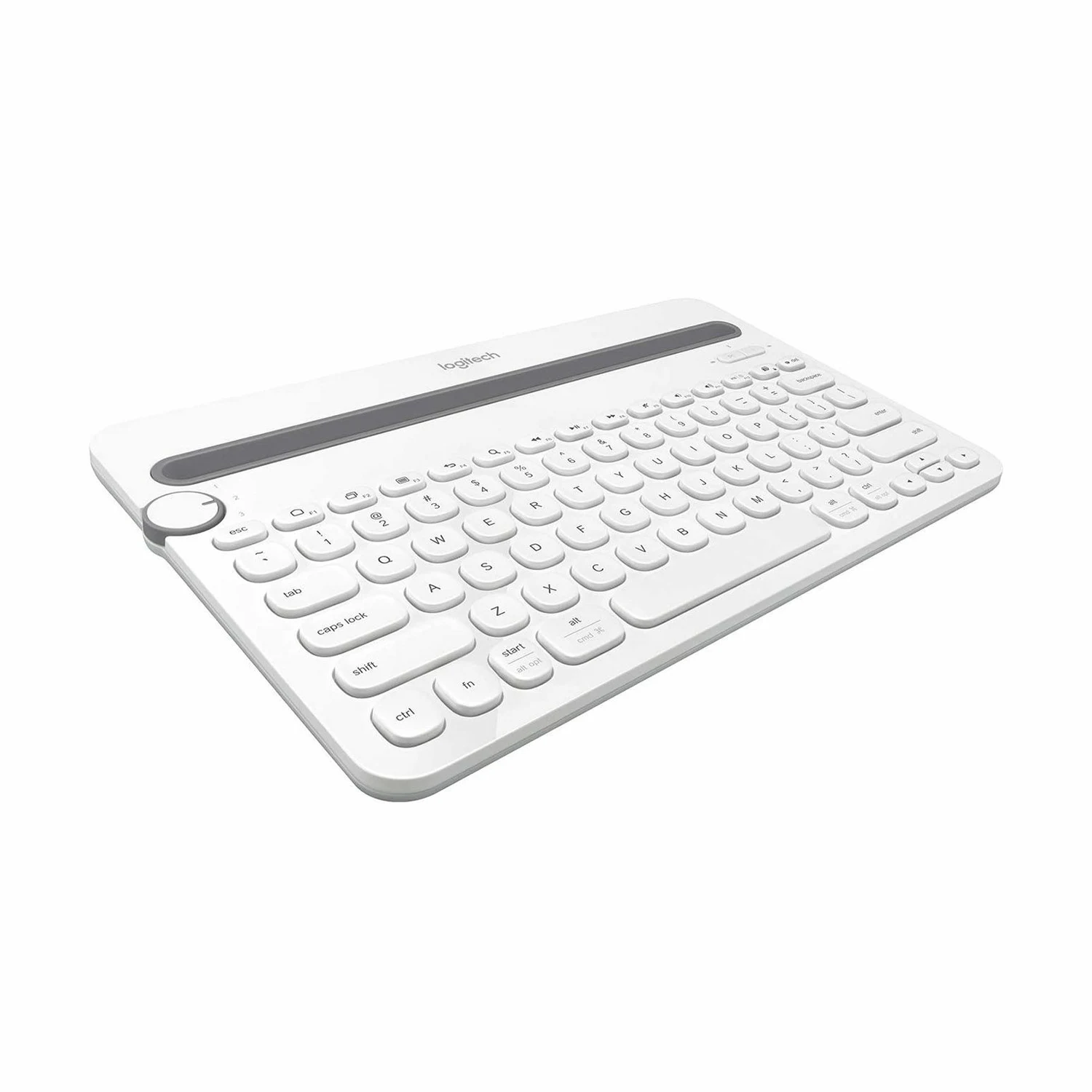 Logitech K480 Multi-Device Bluetooth Wireless Keyboard, White - зураг 2
