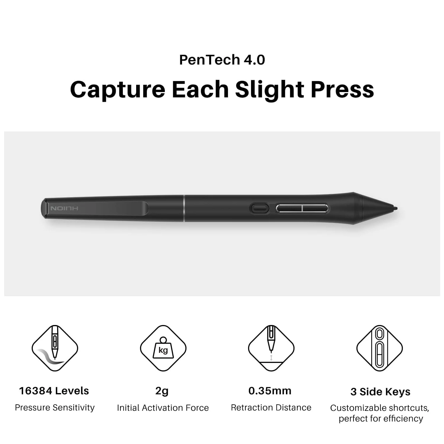 Huion Kamvas 13 (Gen3) GS1333 Graphic Pen Display, Black / Зурдаг Таблет / - зураг 7