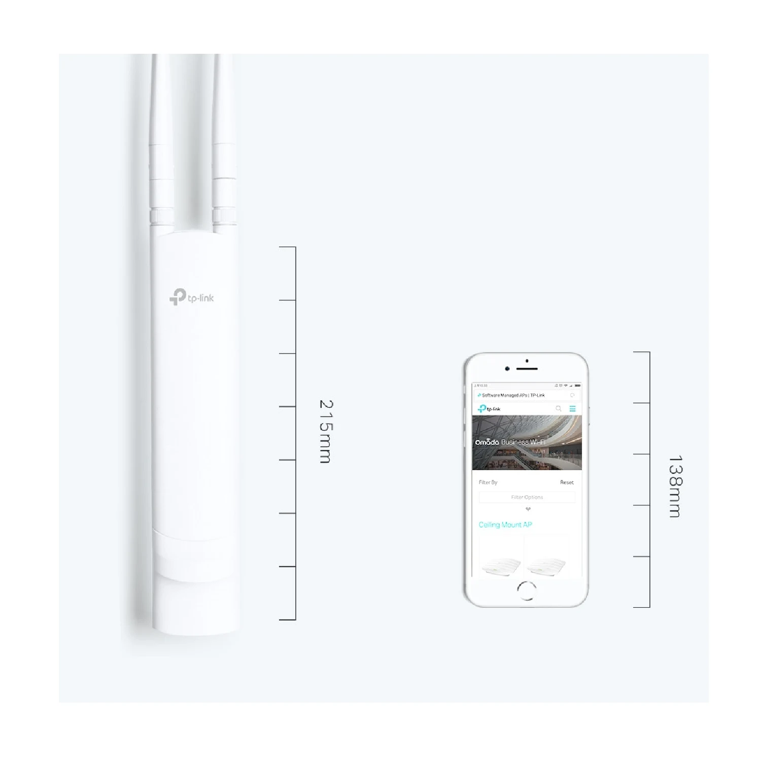 TP-Link Omada EAP110-Outdoor Wireless N300 Outdoor Access Point / Утасгүй цацагч төхөөрөмж , Сүлжээний Төхөөрөмж / - зураг 4