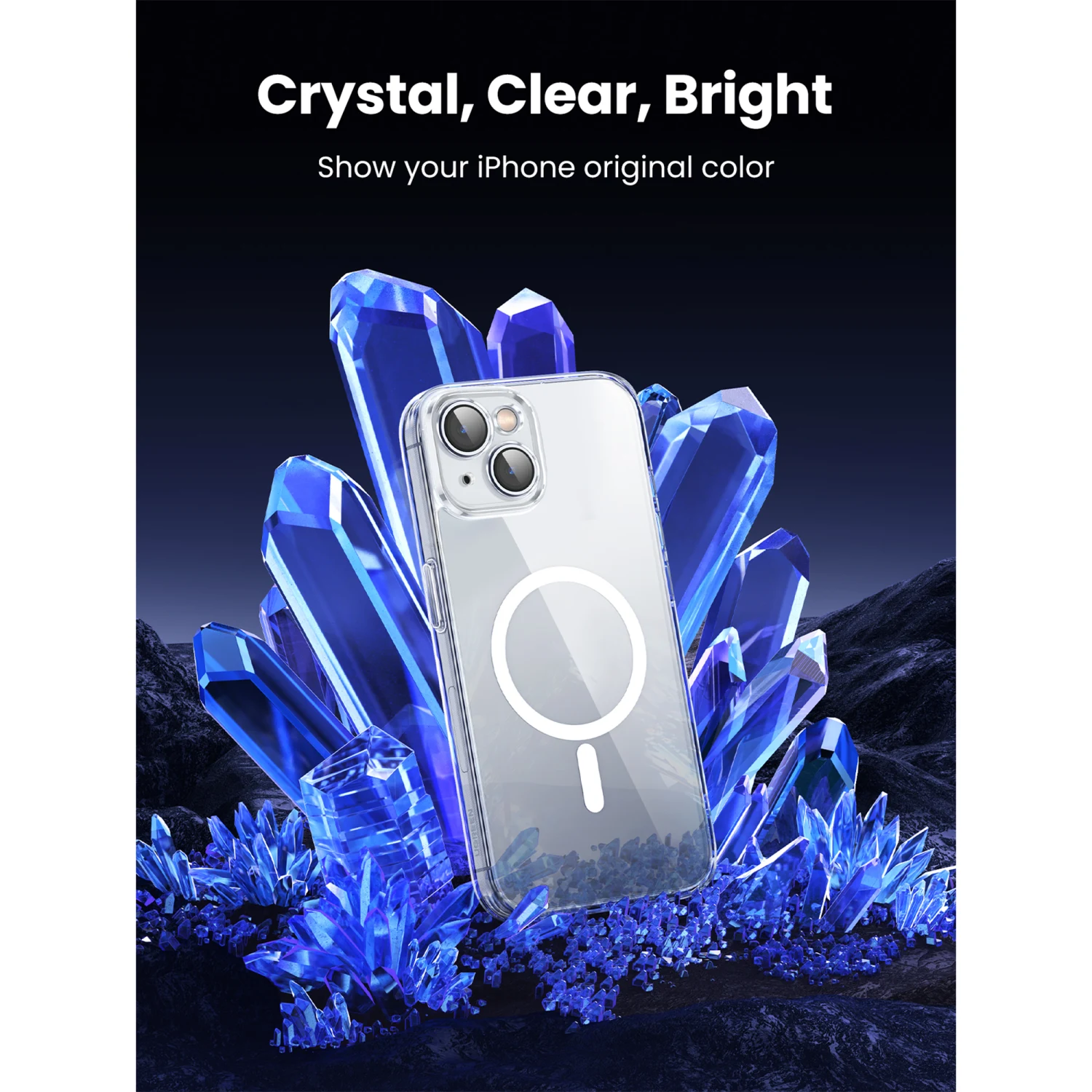UGREEN Clear Magnetic Protective Case for iPhone 15 (25396) - зураг 3
