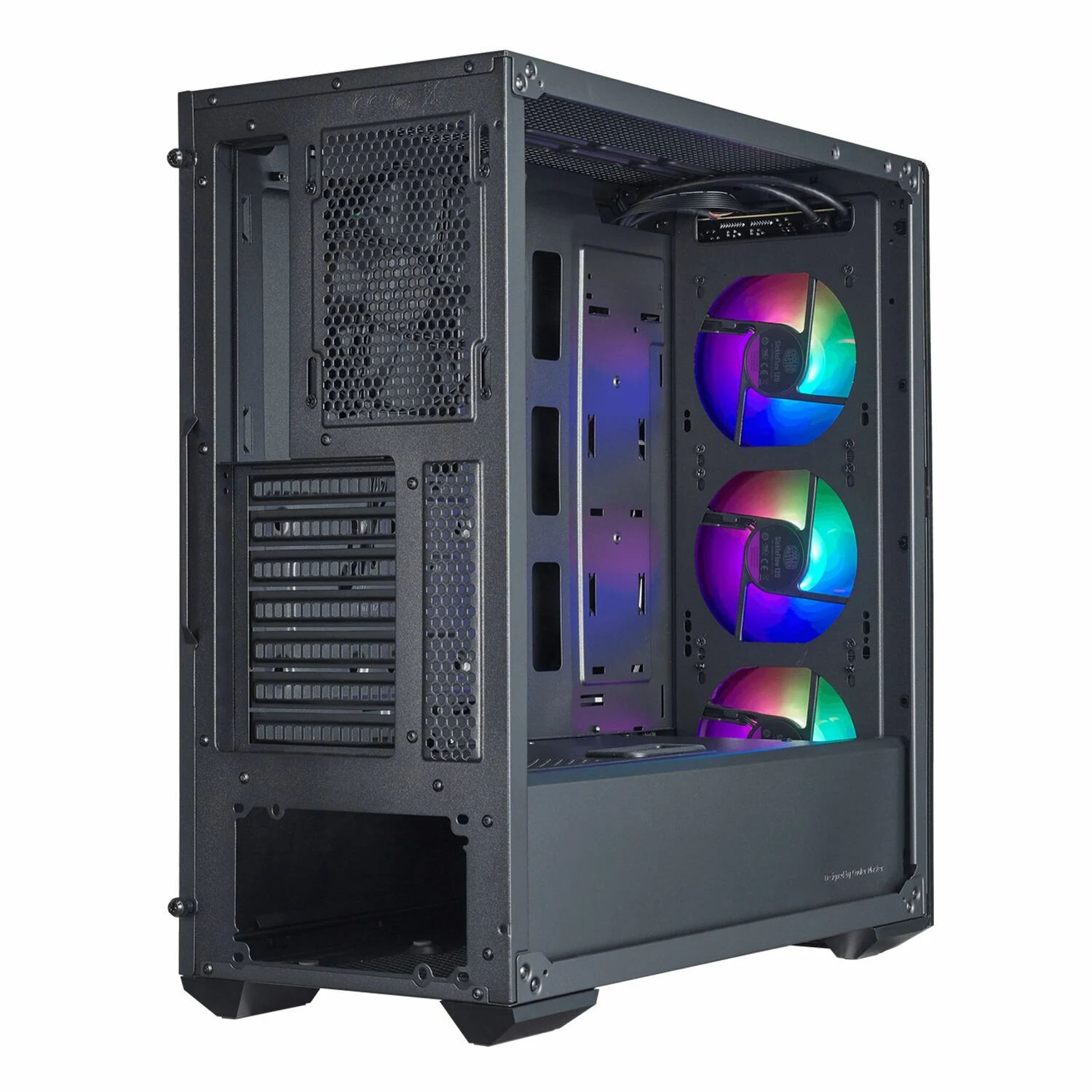 Cooler Master Case MasterBox MB520 ARGB Mid Tower, Black - зураг 4