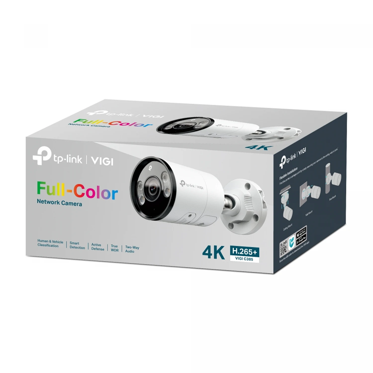 TP-Link VIGI C385 8MP Outdoor Full-Color Bullet Network Camera / Гадаа Хяналтын Камер / - зураг 4