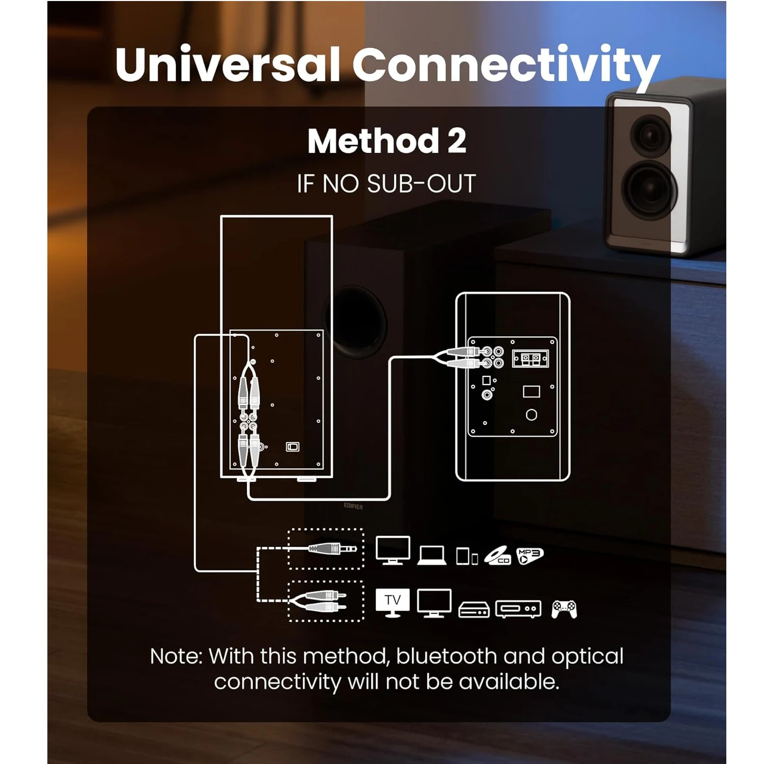 Edifier T5s Powered Subwoofer, Black / Чанга яригч / - зураг 6