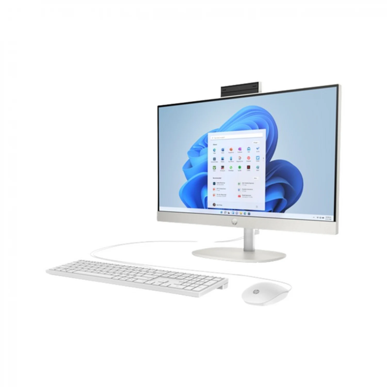 HP 24-cr0033l AIO PC Intel core i5-1334U, DDR4 16GB RAM, 512 GB PCIe NVMe M.2 SSD, 24-inch FHD Non-Touch Antiglare, Wired K&M, Shell White - зураг 3