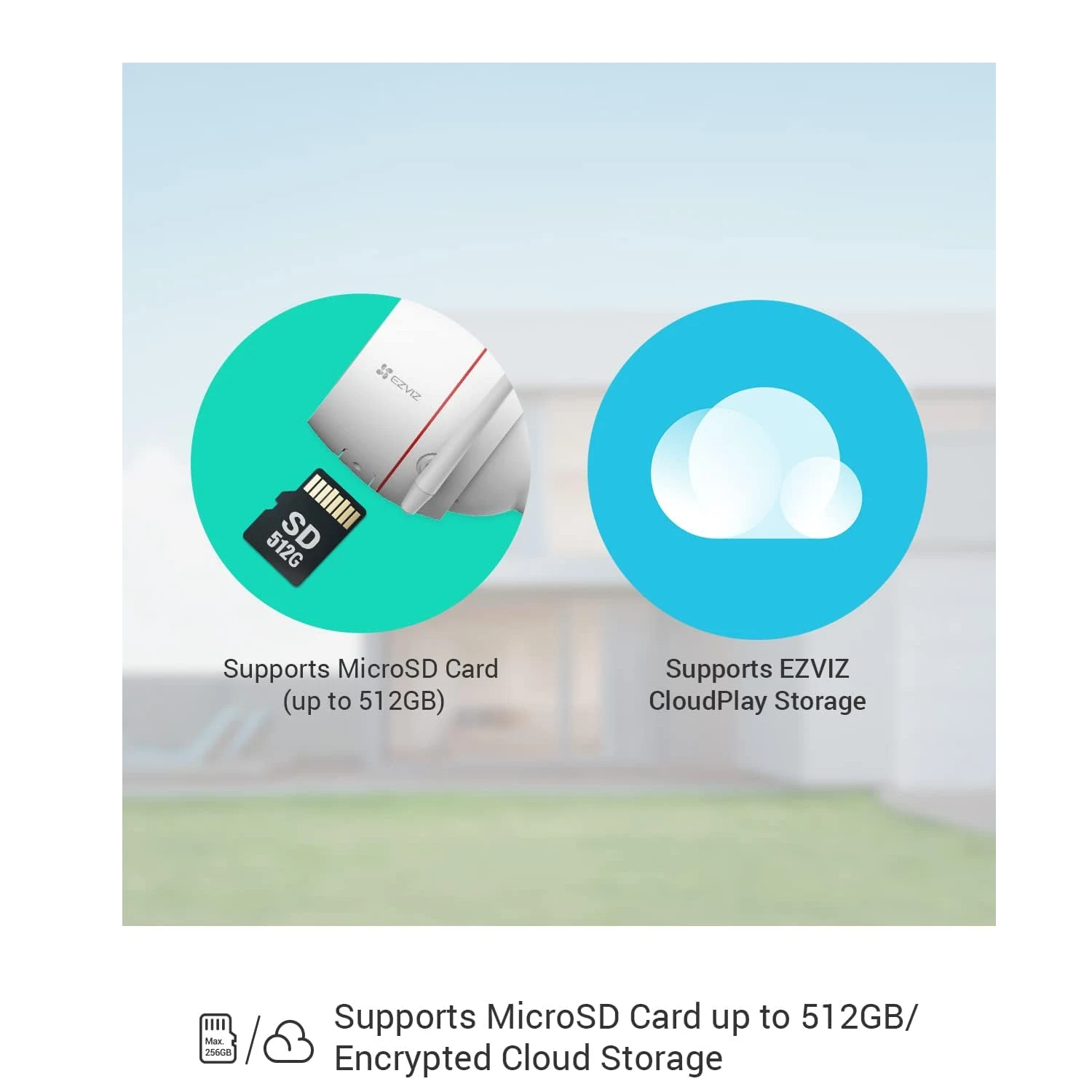 EZVIZ CS-H3c Color 2K+ Wi-Fi Smart Home Camera - зураг 8