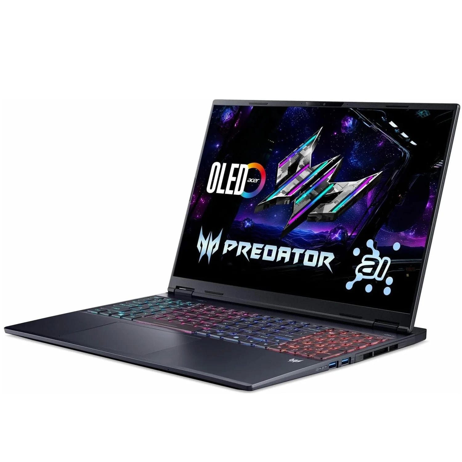 Acer Predator Helios Neo 16S AI PHN16S-71-91MB Intel Core Ultra 9 275HX, DDR5 16GB RAM, 1TB PCIe NVMe SSD, NV RTX5070 8GB, 16-inch 165Hz WQXGA OLED, Win11 Home, Black - зураг 2