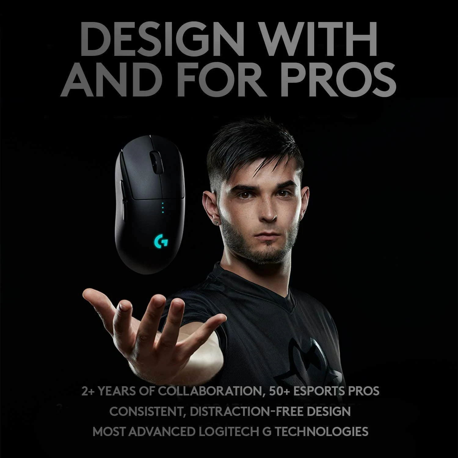 Logitech G Pro Wireless Gaming Mouse , Black / Компьютерын Хулгана / - зураг 2