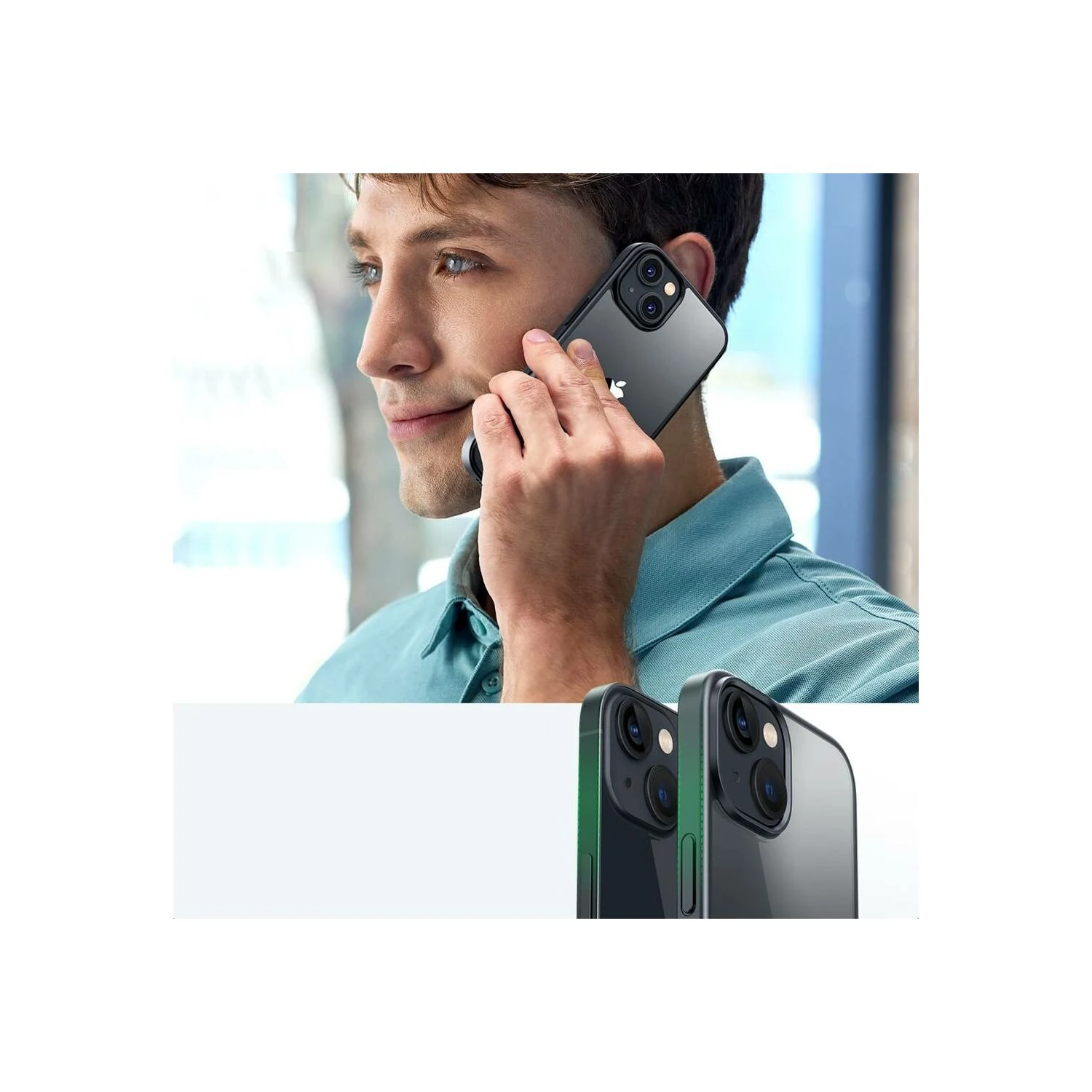 UGREEN Kickstand Protective Case for iPhone 14, Black (90924) - зураг 3