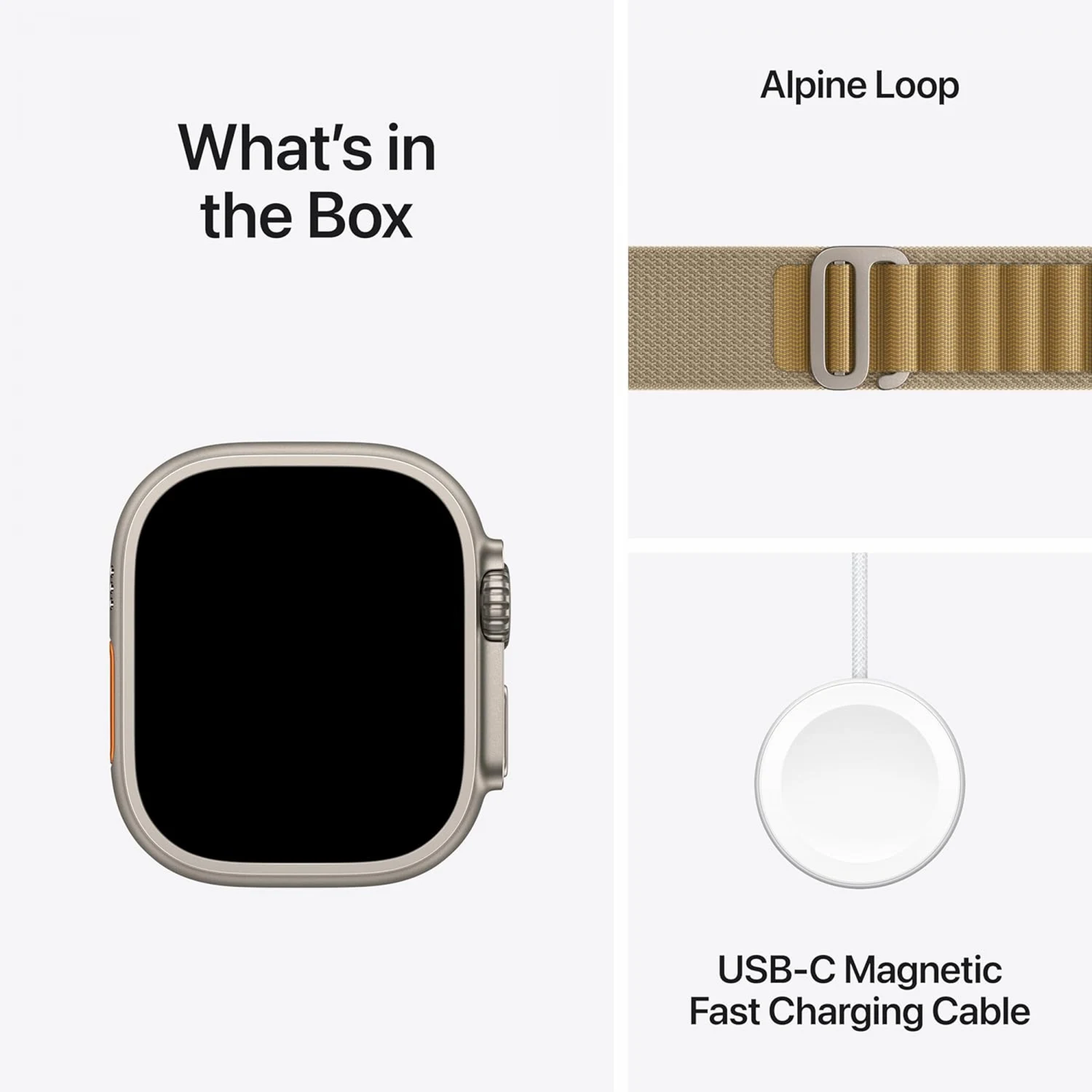 Apple Watch Ultra 2 GPS + Cellular 49mm Natural Titanium Case with Tan Alpine Band (L) /MX4H3/ - зураг 3