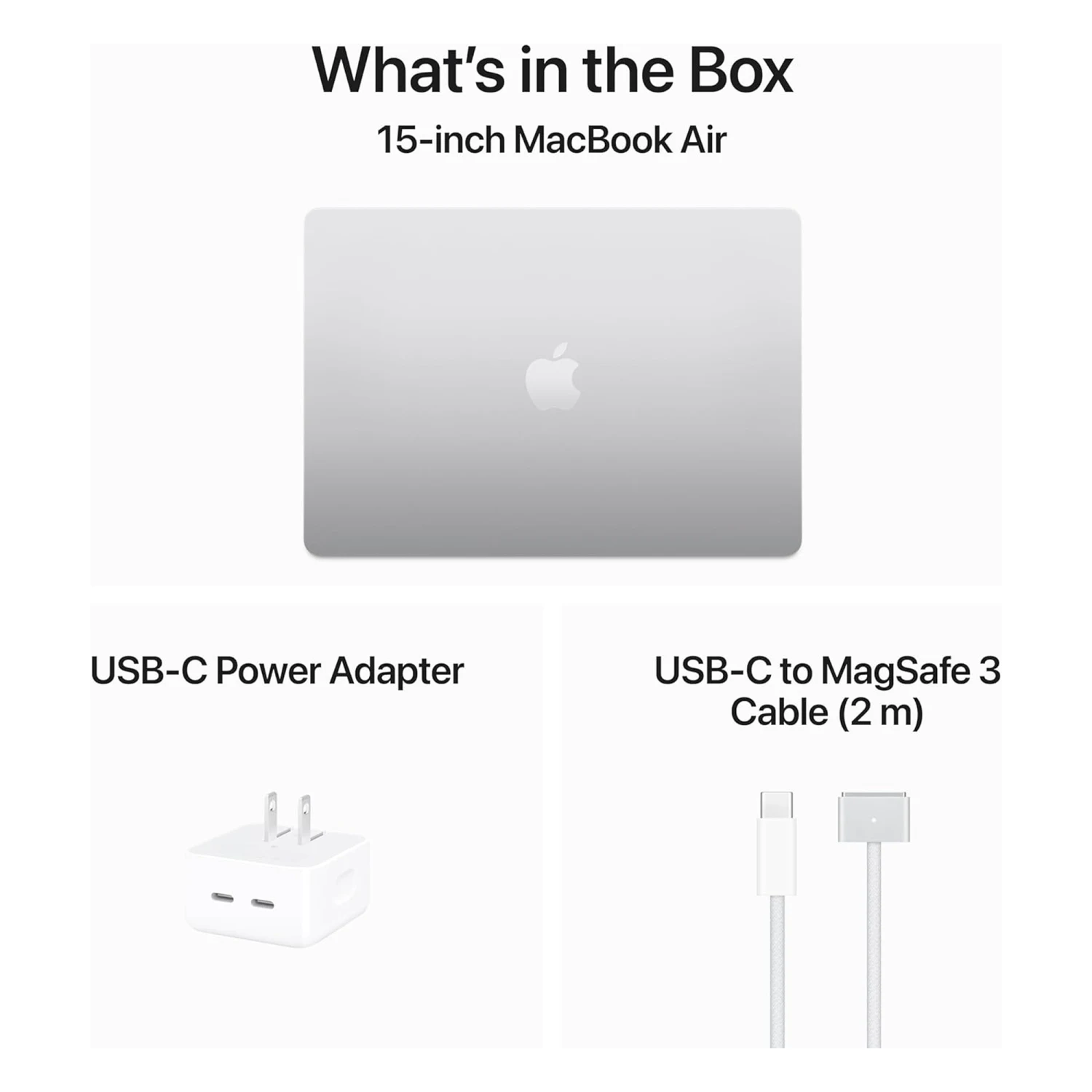 Apple MacBook Air 15.3" M3 Chip 8‑core CPU 10‑core GPU, 8GB RAM, 256GB SSD Silver /MRYP3/ - зураг 6