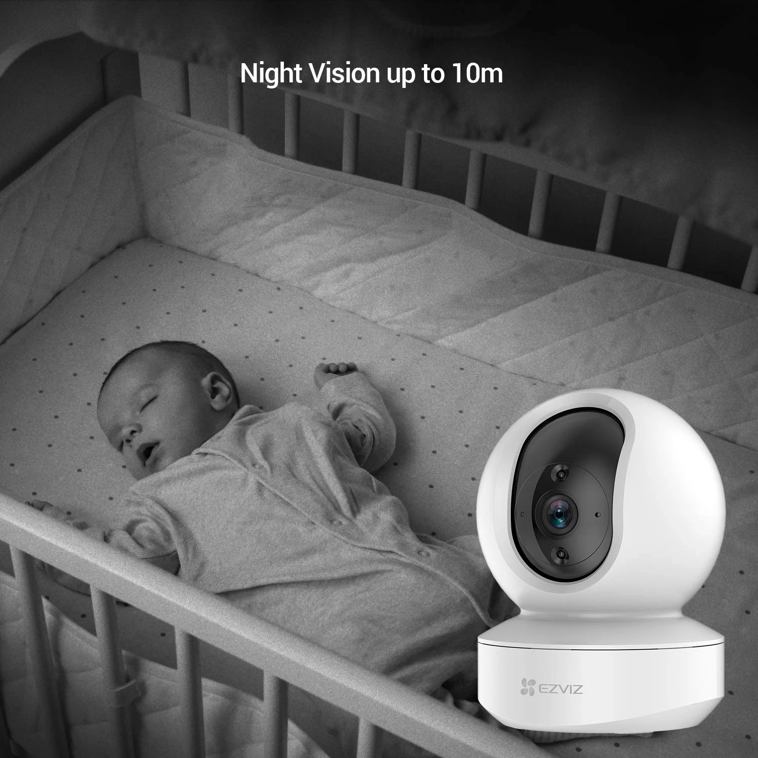 EZVIZ CS-TY1 Smart Wi-Fi Pan & Tilt FHD Camera (B0-1G2WF) - зураг 5