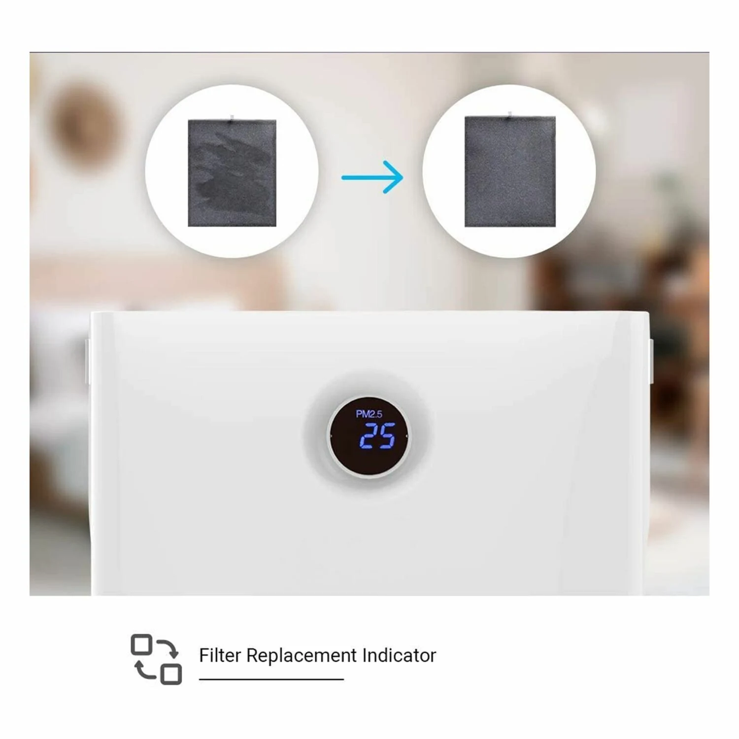 EZVIZ CS-EB350A UV-C Air Purifier - зураг 5