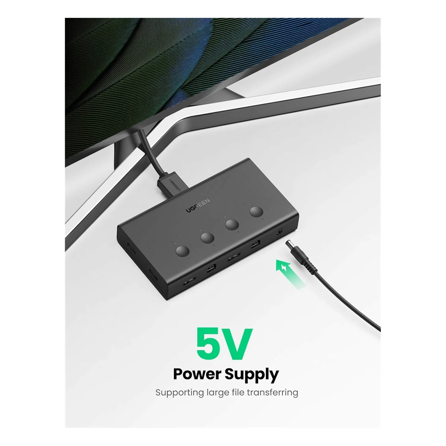 UGREEN 2 in 1 Out HDMI KVM Switch Box (70439) - зураг 4