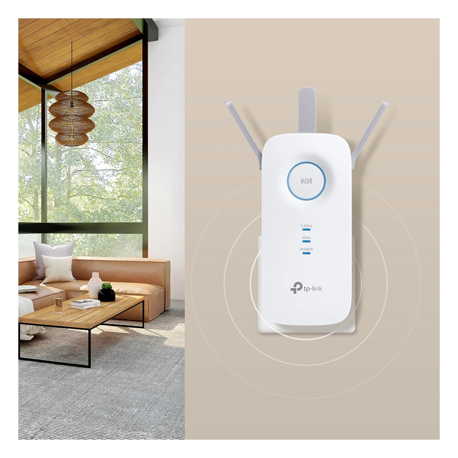TP-Link RE550 AC1900 Dual-Band Wireless Mesh Wi-Fi Range Extender - зураг 4