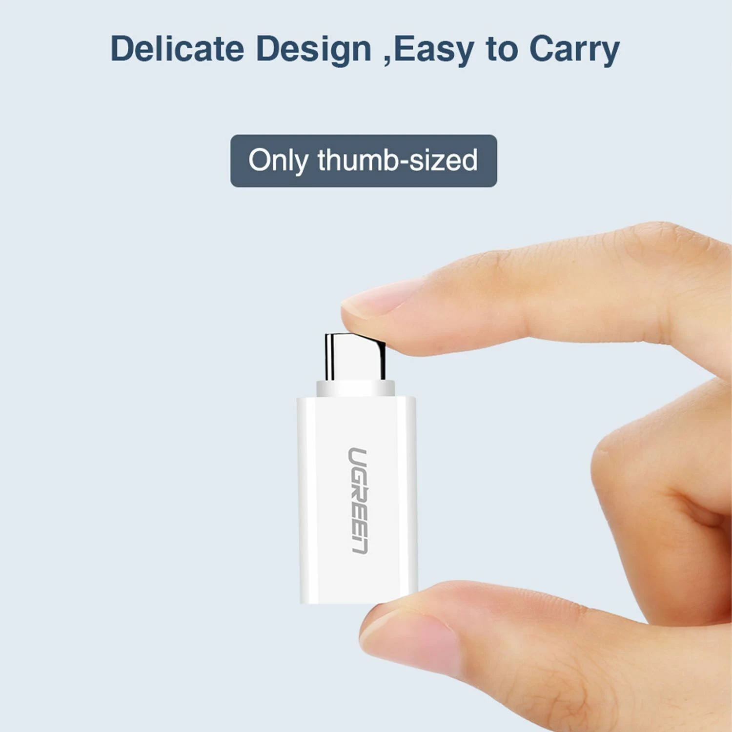 UGREEN USB-C Male to USB 3.0 OTG Adapter (30155) - зураг 3