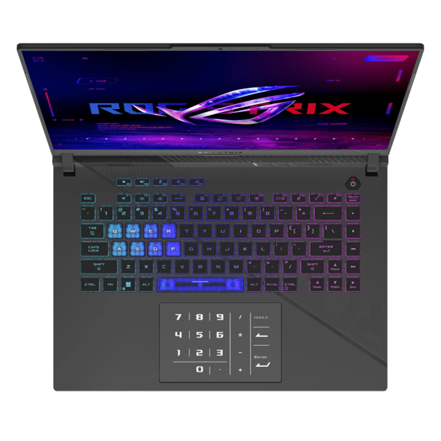 ASUS ROG Strix G16 G614JI-N4346W Intel Core i7-13650HX, DDR5 5600Mhz 16GB RAM, 1TB M.2 NVMe PCIe 4.0 SSD, NV RTX4070 8Gb, 16-inch 240Hz QHD ROG Nebula Display, Win11 Home, Eclipse Gray - зураг 5