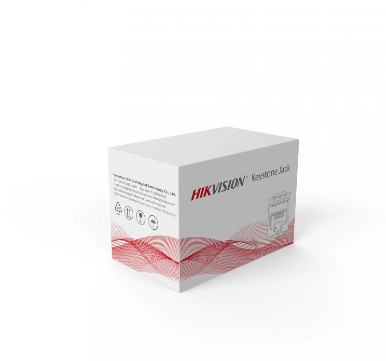 Hikvision RJ45 CAT6 Unshielded Jack DS-1CK6U90T / Сүлжээний Төхөөрөмж / - зураг 2