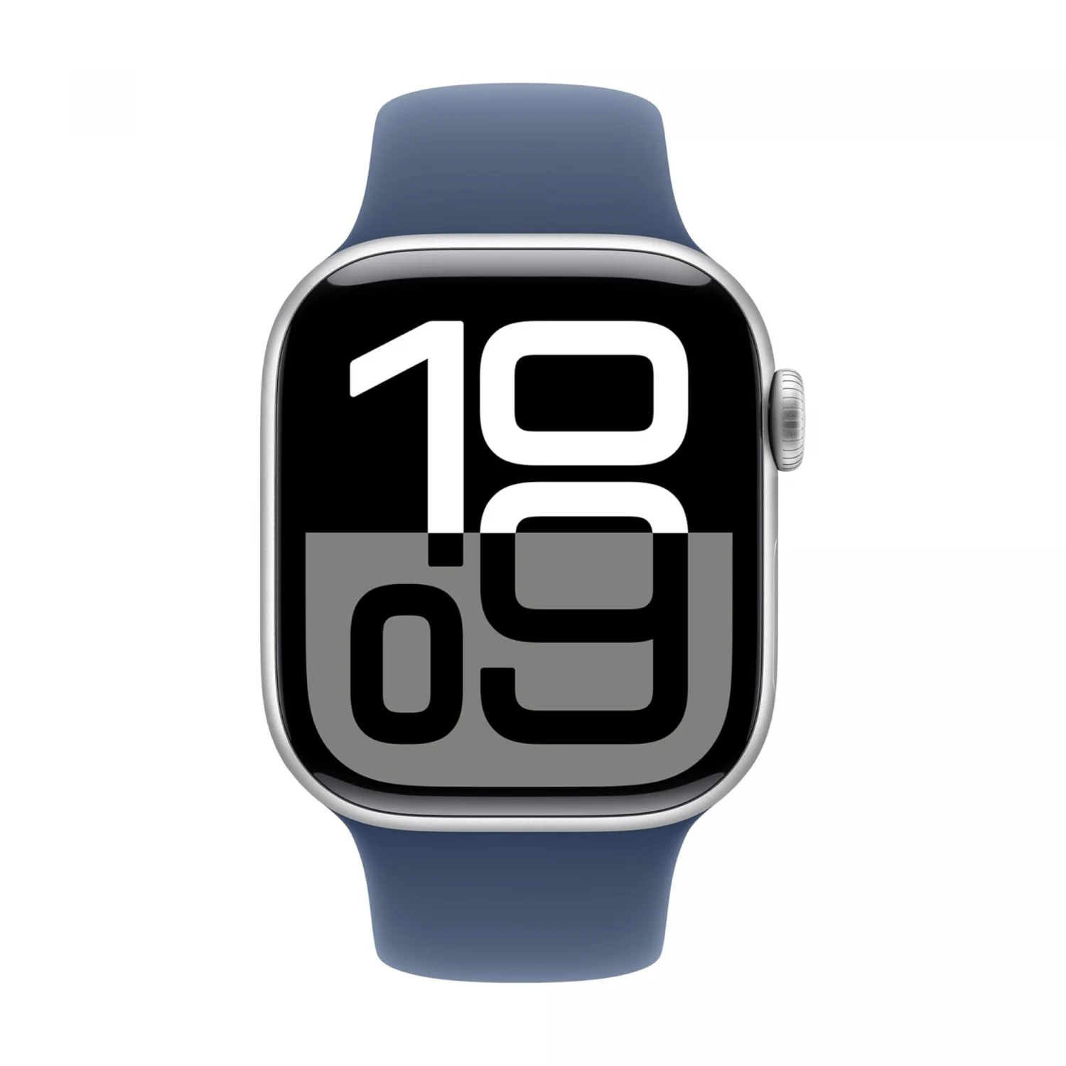 Apple Watch Series 10 GPS 46mm Silver Aluminium Case with Denim Sport Band (S/M) /MWWL3/ - зураг 2