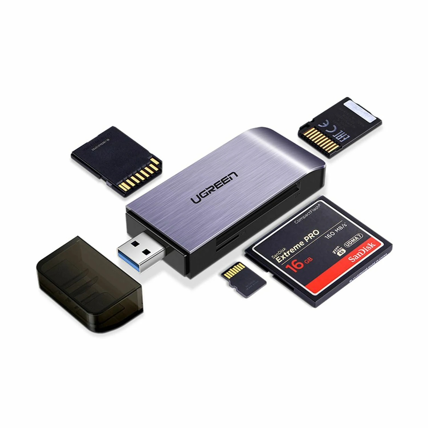 UGREEN All-in-One USB 3.0 to Card Reader (50541) - зураг 2