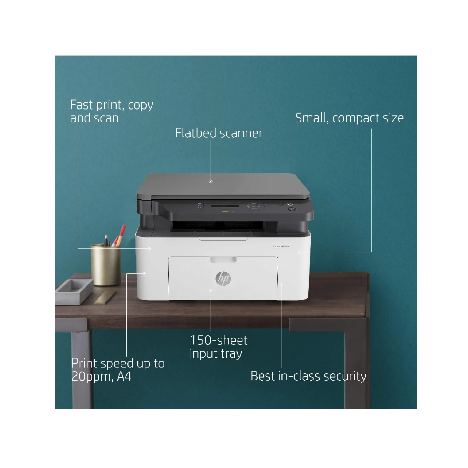 HP LaserJet MFP 136a Printer / Хэвлэгч , Хар Принтер / - зураг 3