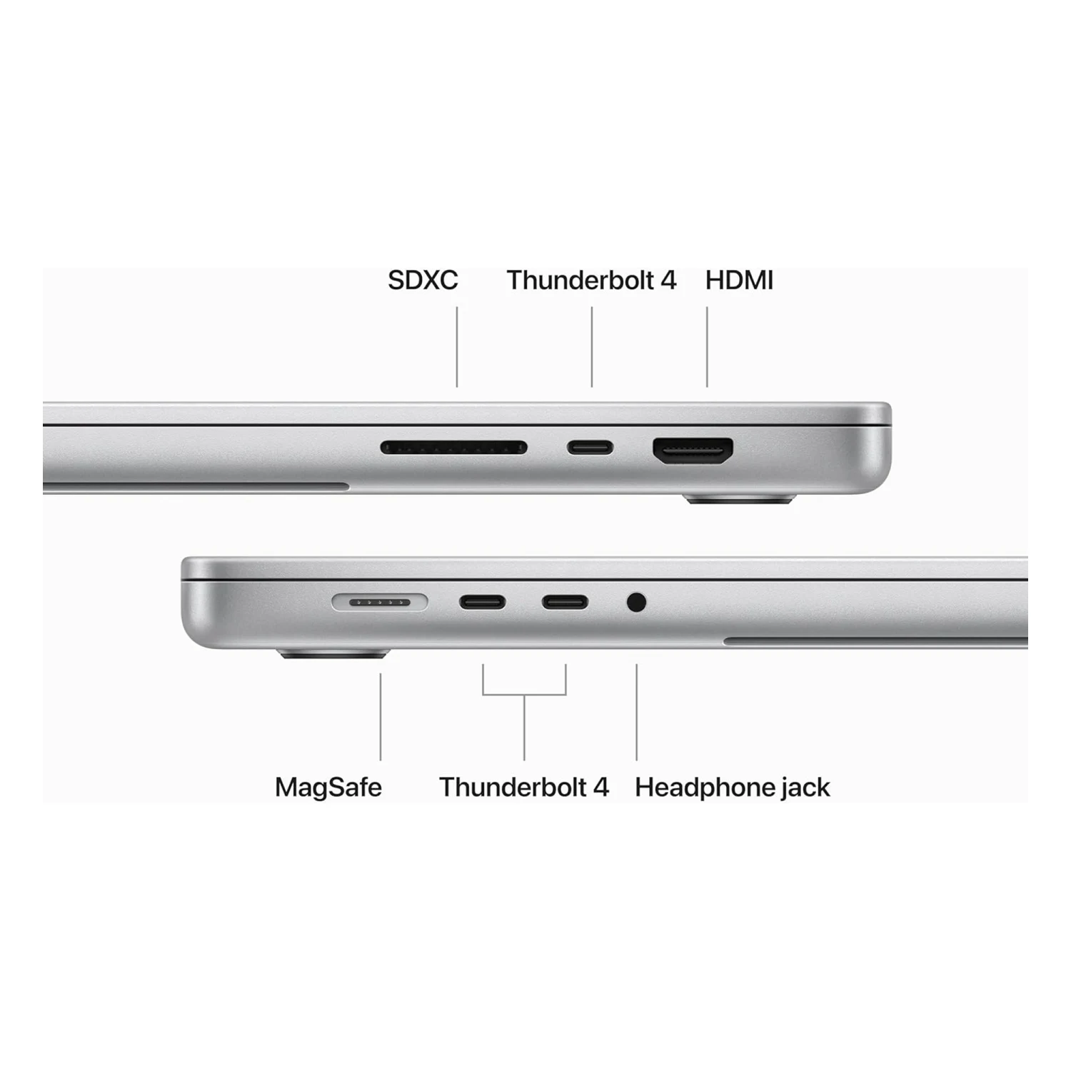 Apple MacBook Pro 16" M4 Pro Chip, 14-Core CPU, 20-Core GPU, 24GB RAM, 512GB SSD, Silver /MX2T3/ - зураг 3