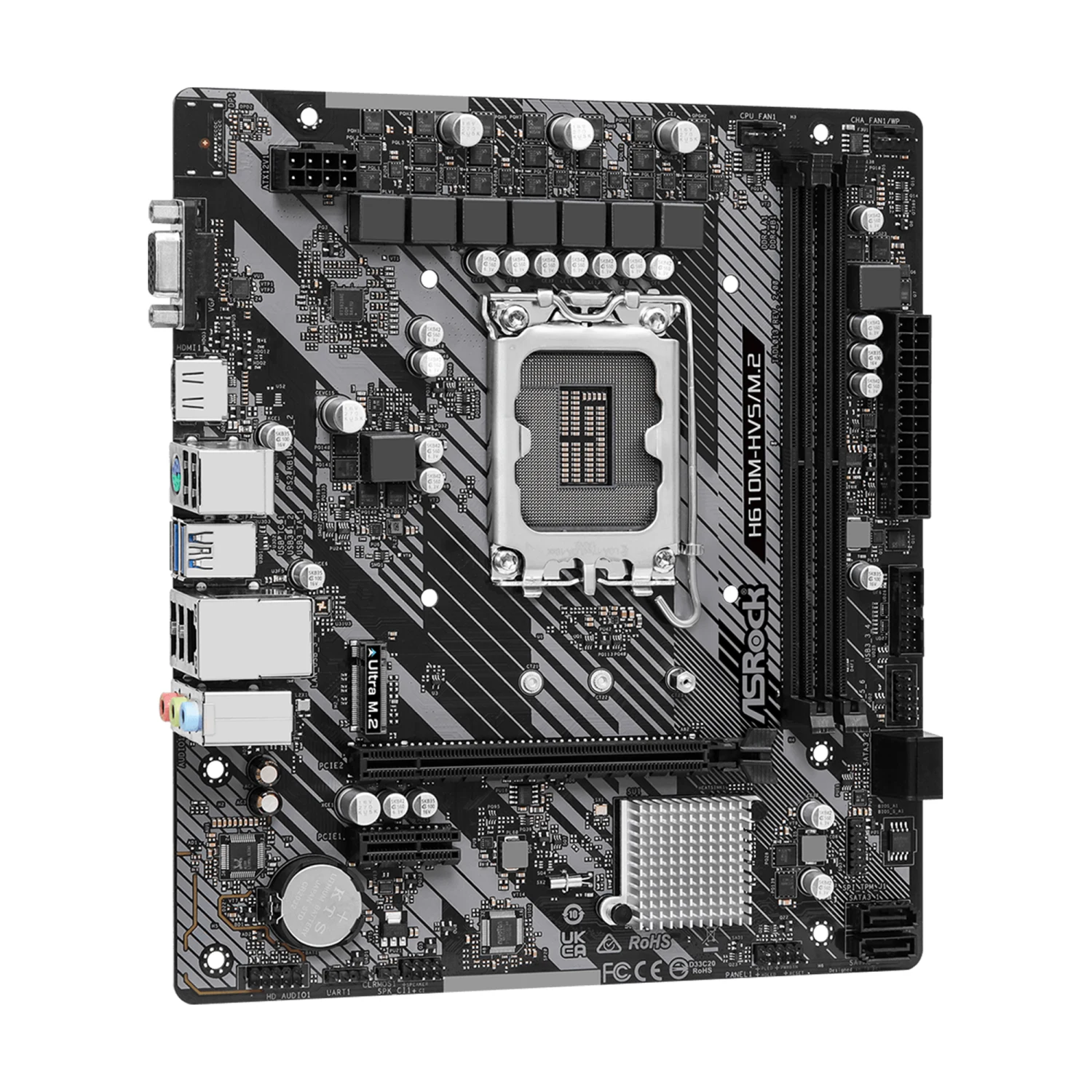 ASRock H610M-HVS/M.2 R2 Motherboard - зураг 4