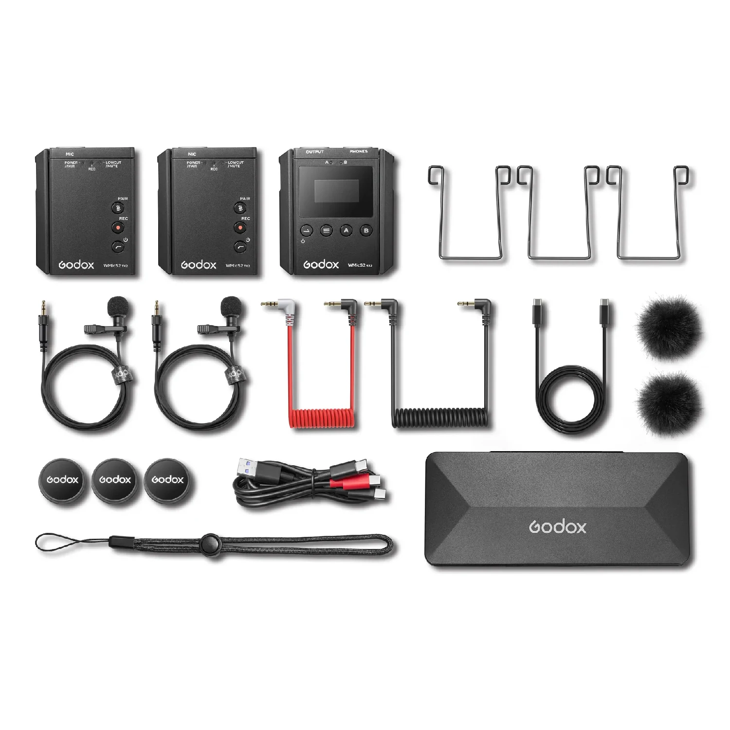 Godox WMicS2 Kit 2 UHF Wireless Microphone System / Микрофон / - зураг 3