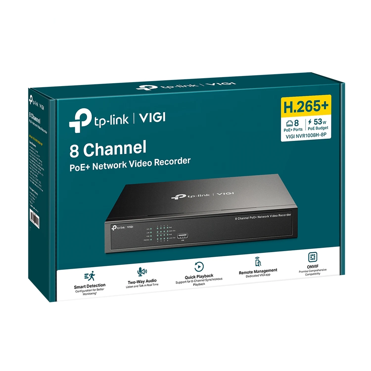 TP-Link VIGI NVR1008H-8P 8-Ch PoE+ NVR / Бичигч Төхөөрөмж / - зураг 4