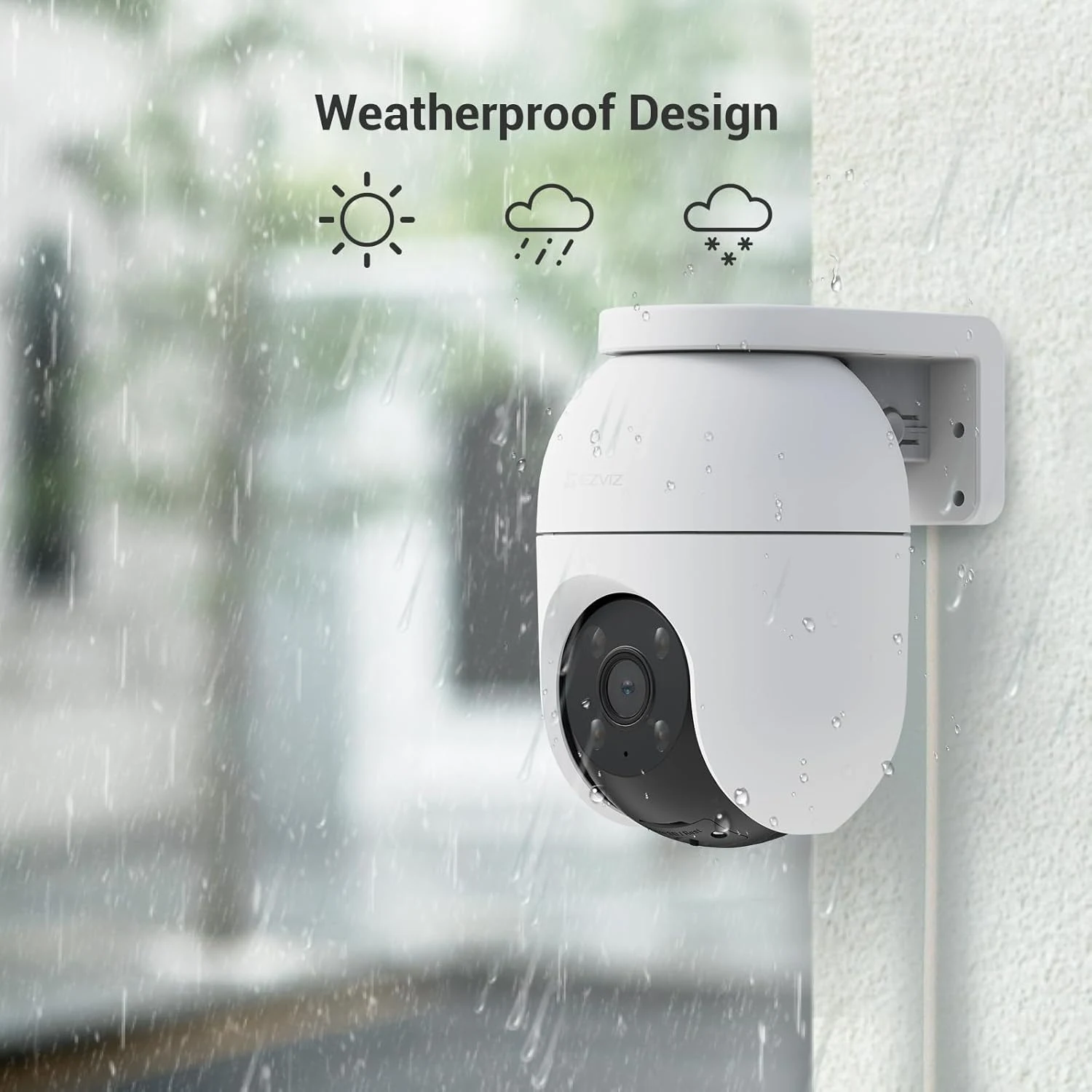EZVIZ CS-C8C 3K Outdoor Pan & Tilt Wi-Fi Camera (5WKFL) - зураг 6