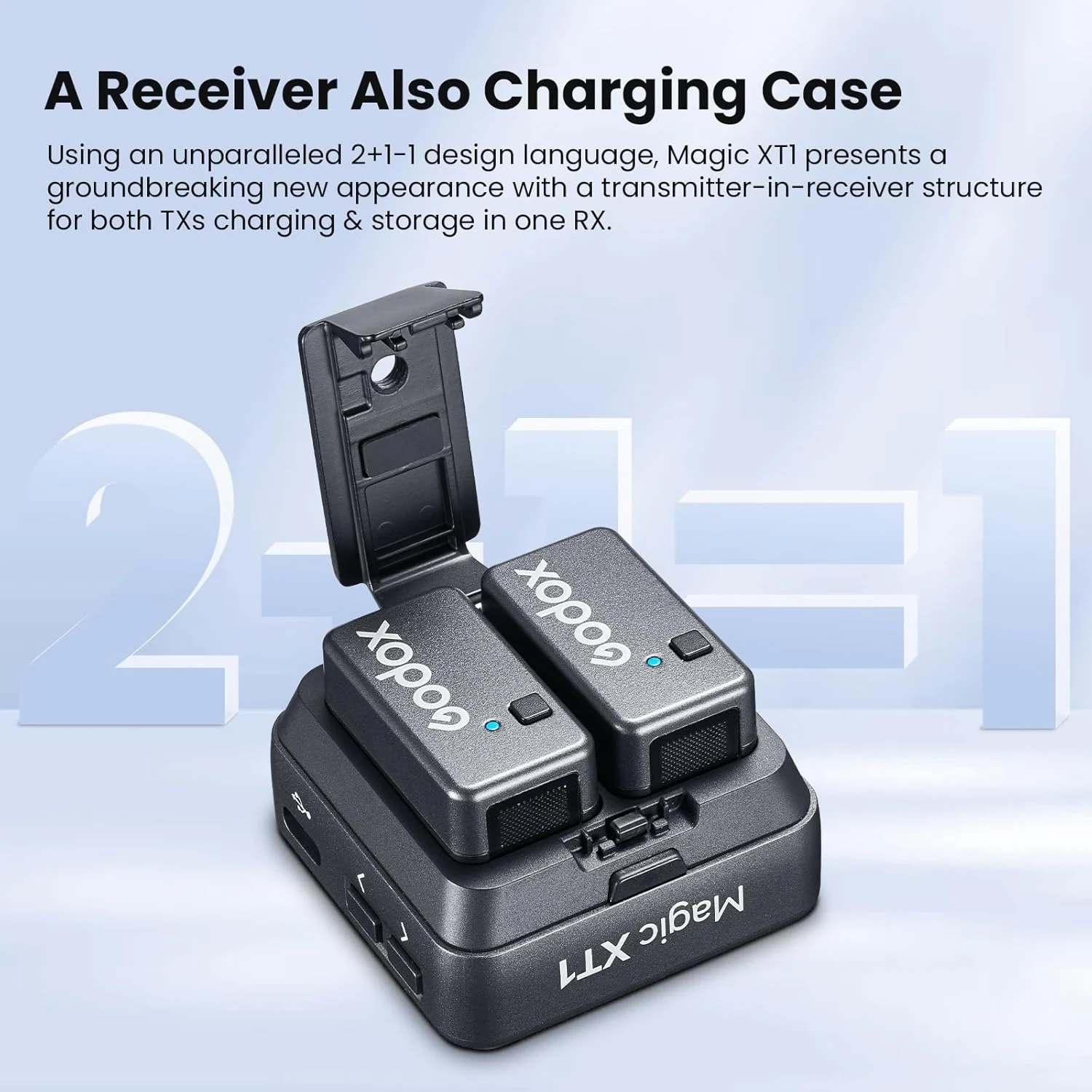 Godox Magic XT1 with Type-C Wireless Microphone System / Микрофон / - зураг 5