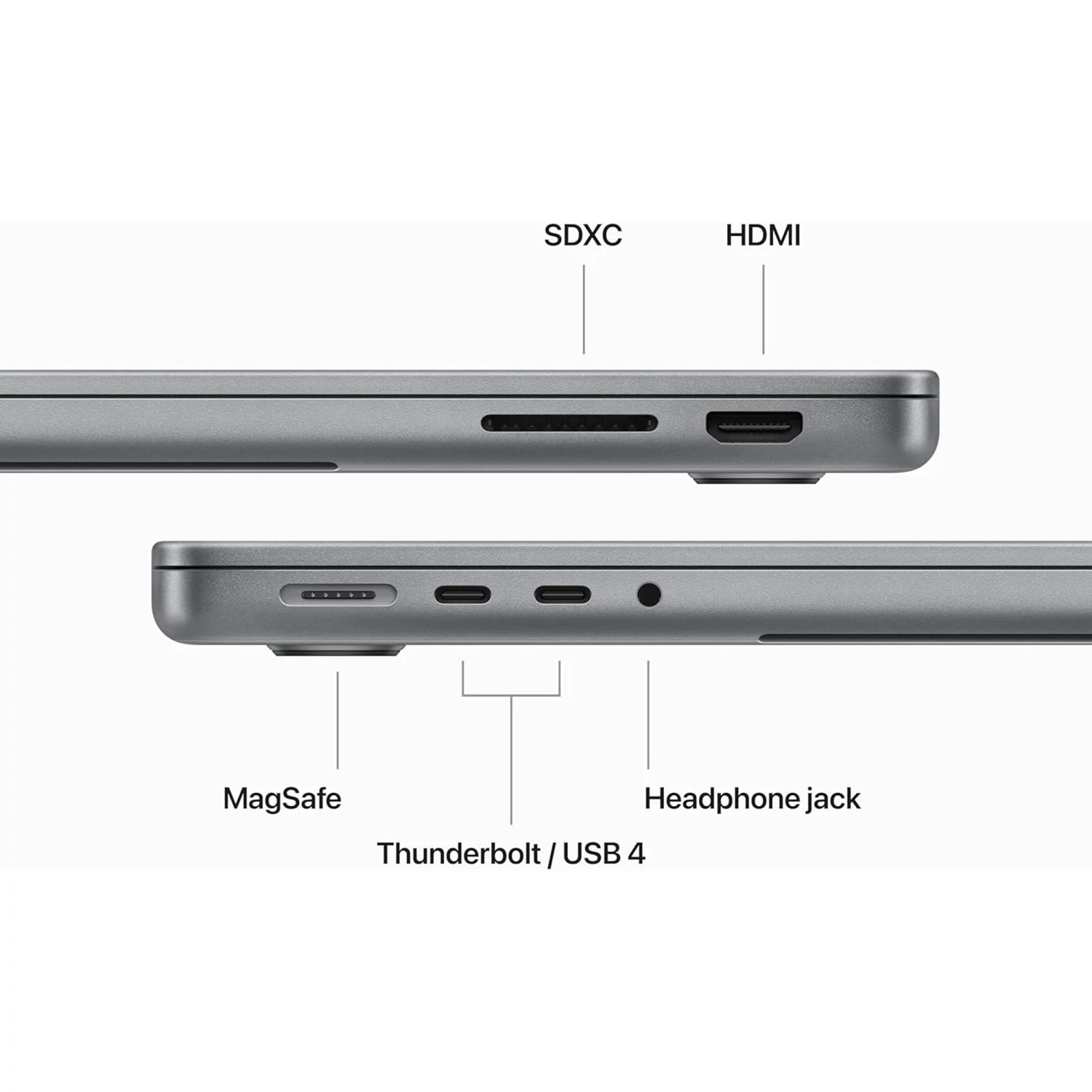 Apple MacBook Pro 14" M3 Chip 8-core CPU 10-core GPU, 8GB RAM, 512GB SSD, Space Gray /MTL73/ - зураг 5