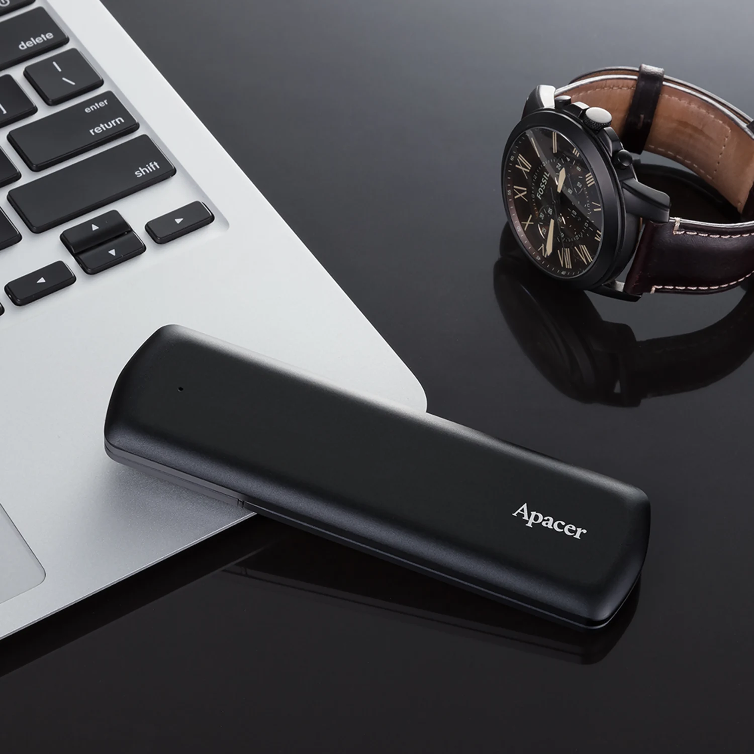 Apacer 500GB USB-C 3.2 AS721 Portable SSD /AP500GAS721B-1/ - зураг 4