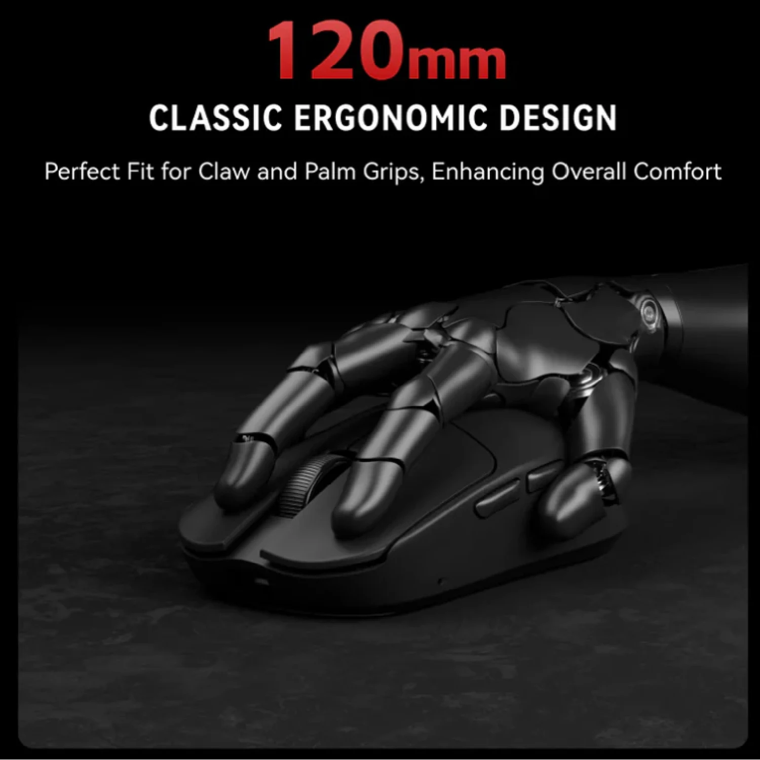 ATK VXE MAD R MAJOR Wireless Gaming Mouse, Black - зураг 3