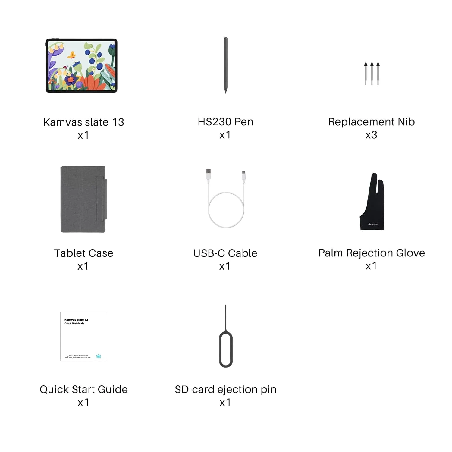Huion Kamvas Slate 13 KT1201 Graphic Pen Display with li-battery / Зурдаг Таблет / - зураг 9