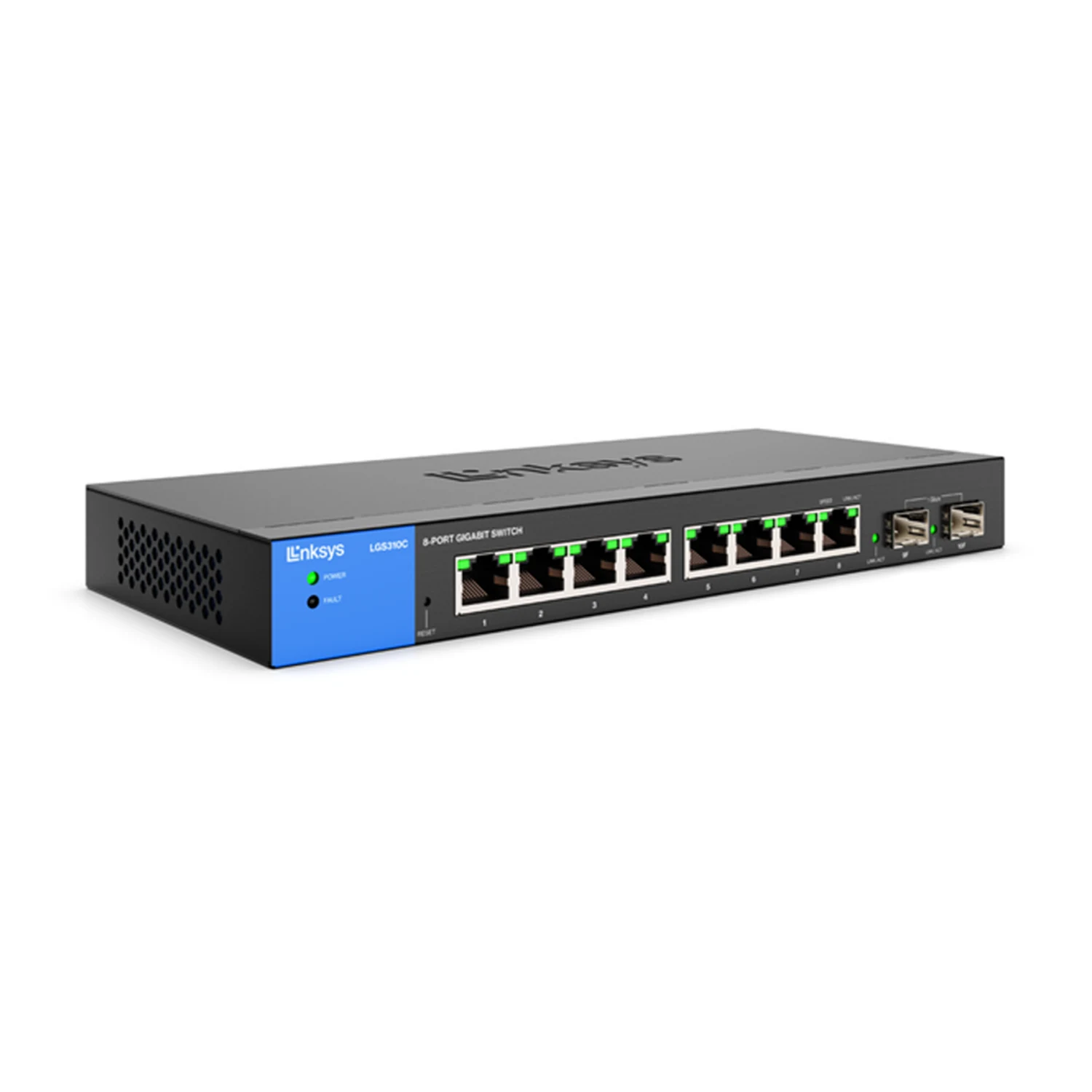 Linksys LGS310C 8-Port Managed Gigabit Switch with 2 1G SFP Uplink / Свич салаалагч , Сүлжээний Төхөөрөмж / - зураг 3