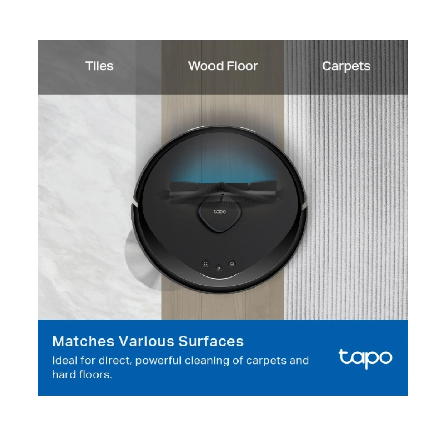 Tapo RVA105 Tapo Robot Vacuum Replacement Kit /Brush 1, Side Brush 2, HEPA Filter 2/ - зураг 3