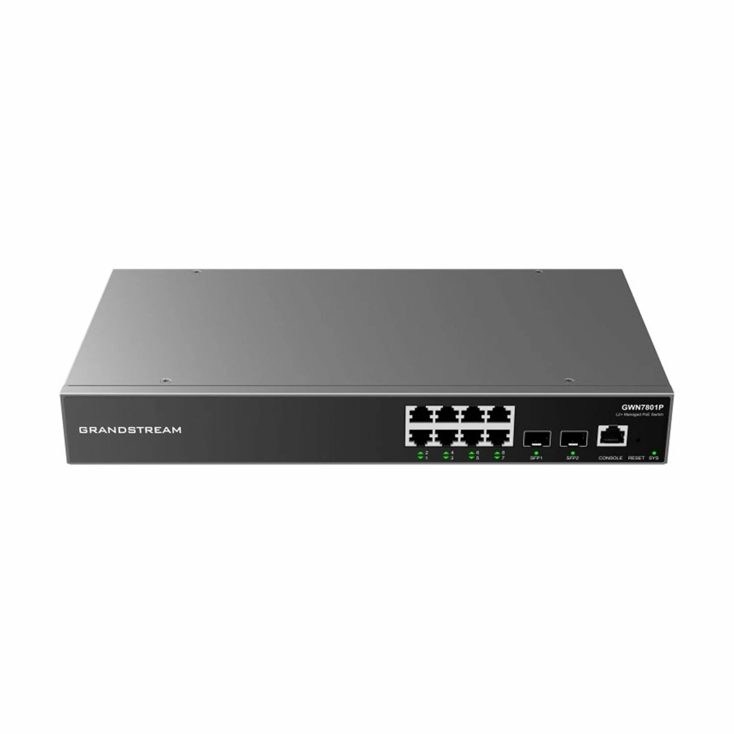 Grandstream GWN7801P 8-Port Gigabit L2+ Managed PoE Network Switch / Свич салаалагч , Сүлжээний Төхөөрөмж / - зураг 2