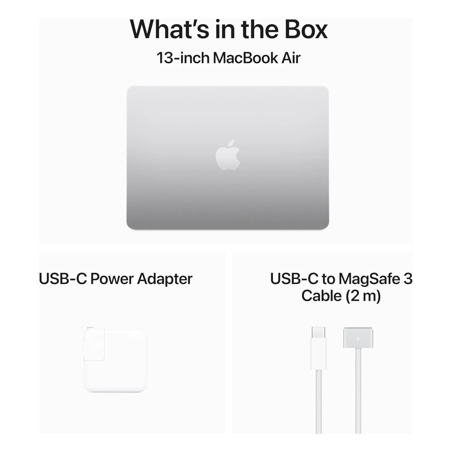 Apple MacBook Air 13.6" M3-chip, 8‑core CPU, 8‑core GPU, 8GB RAM, 256GB SSD, Silver /MRXQ3/ - зураг 6