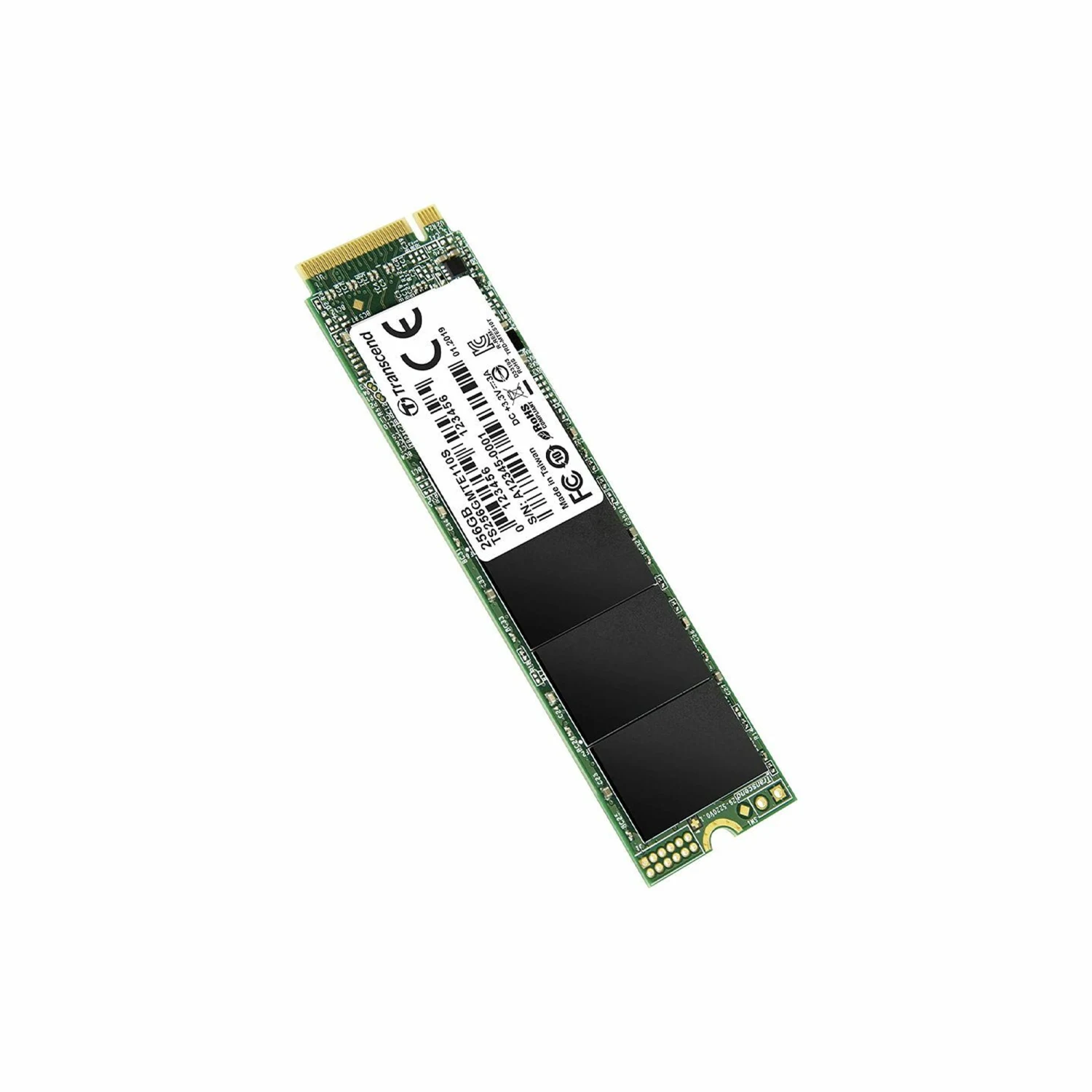 Transcend 256GB 110S NVMe PCIe Gen3 M.2 2280 Internal SSD /TS256GMTE110S/ - зураг 2