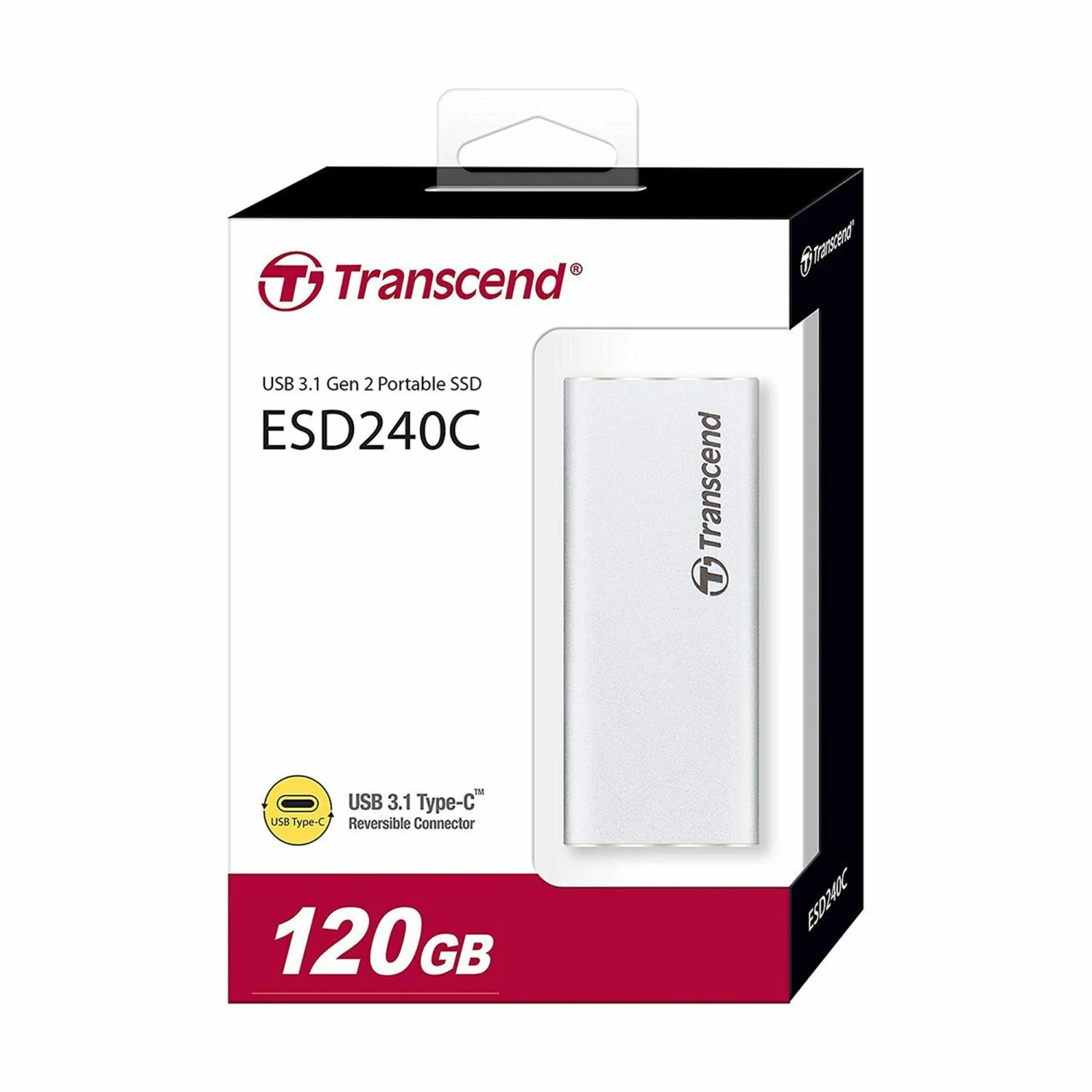 Transcend 120GB ESD240C USB 3.1 Gen-2 Type-C Portable SSD /TS120GESD240C/ - зураг 3